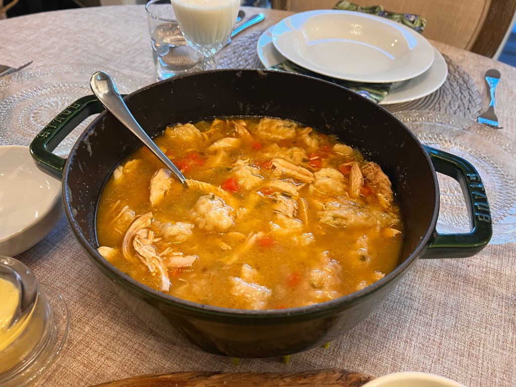 Chicken Soup with Yogurt&nbsp;Dumplings